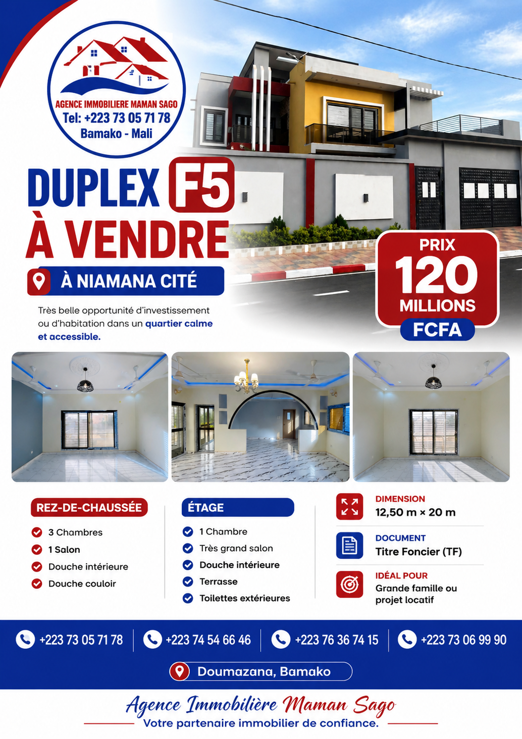 Villa Duplex  Faladié près de la CAN