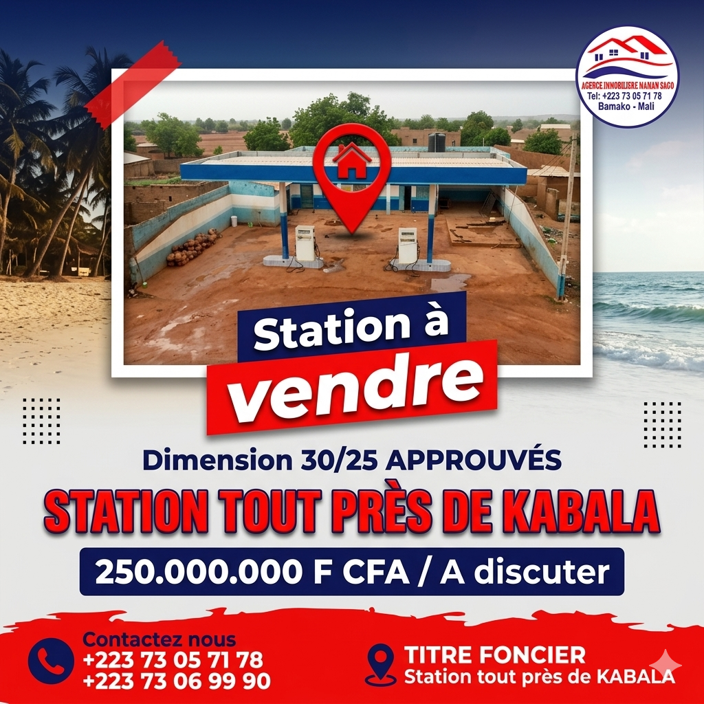 STATION-SERVICE À VENDRE